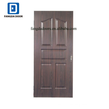 Fangda 5 paneles de puerta de acero inoxidable marco de la puerta de madera